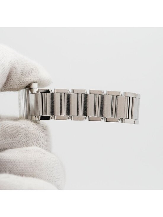 Cartier Tank Francaise SM Ivory Dial Watch